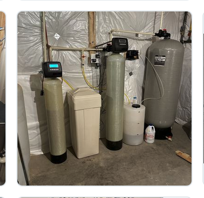 Softener, iron filter and pressure tank system repaired in the Hagerstown area