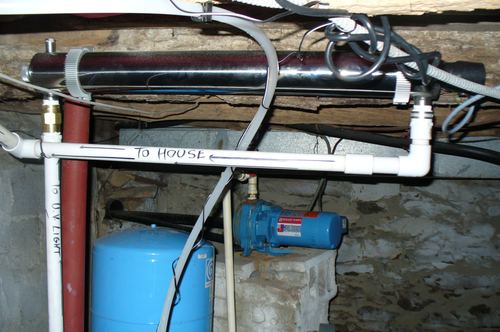 Kinetico Ultra-Kinetic water softener with copper shutoff valves