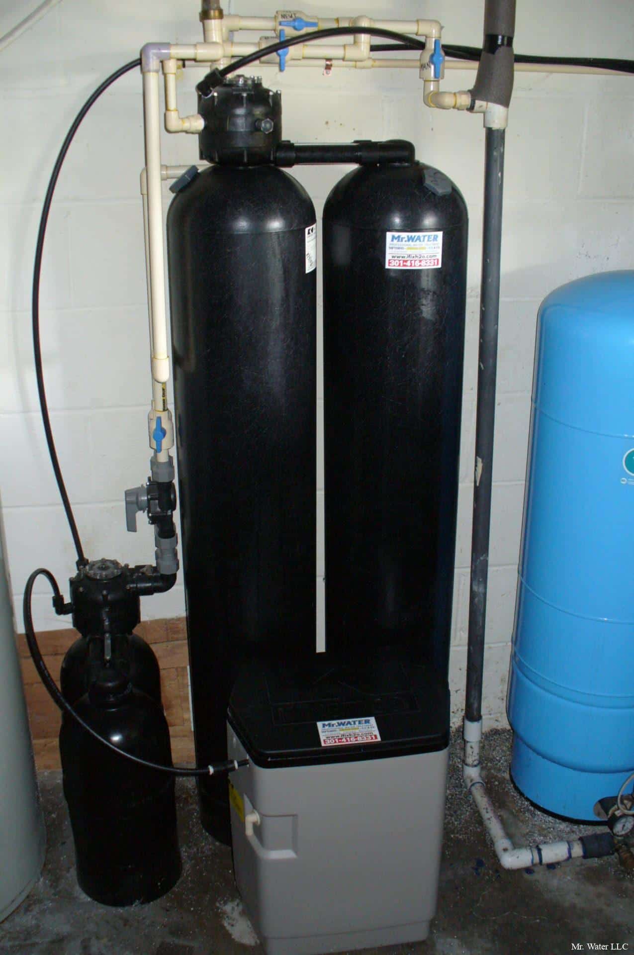 Kinetico well water treatment system repair