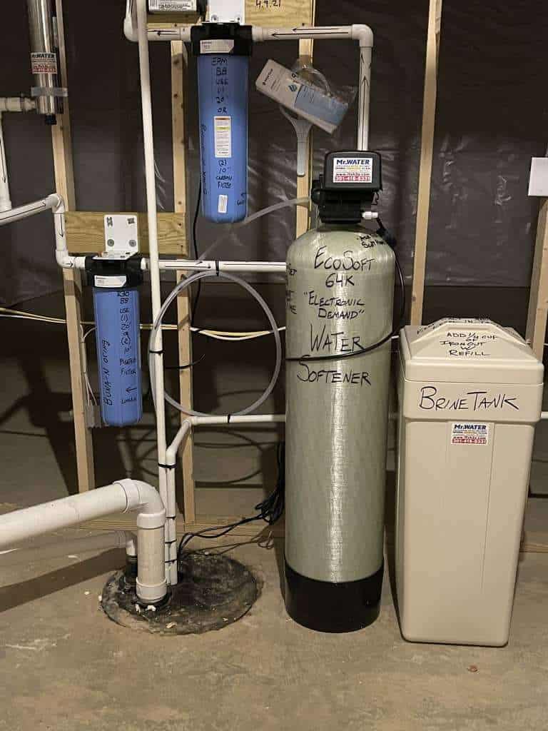 64,000 grain Water Softener installed by Mr. Water LLC