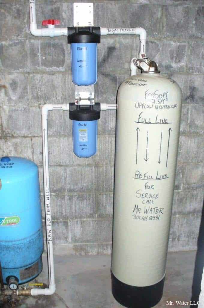 3.0 cubic foot UpFlow Acid Neutralizer installed by Mr. Water LLC