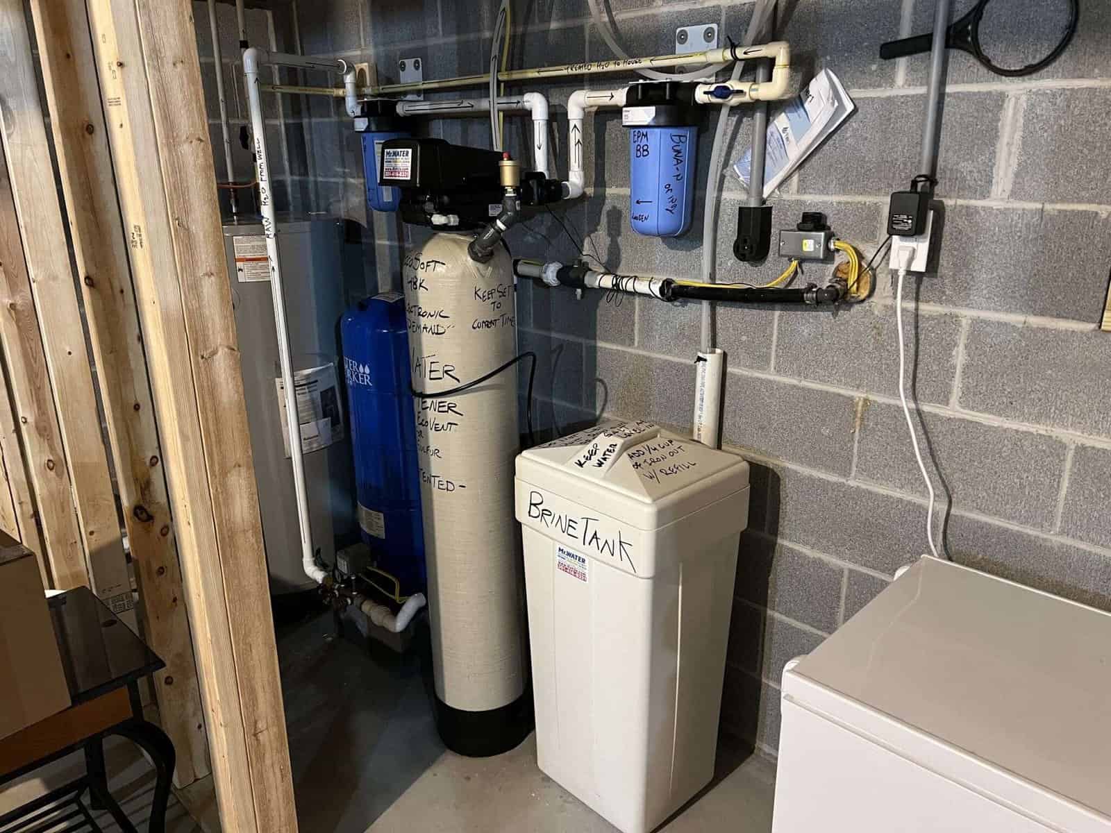 48K water softener with closed pressure aeration, installed in Berkeley Springs, WV