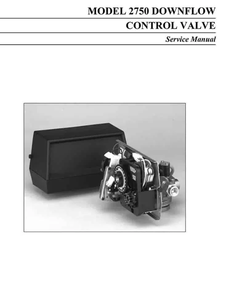 Fleck 2750 Econominder commercial valve service manual