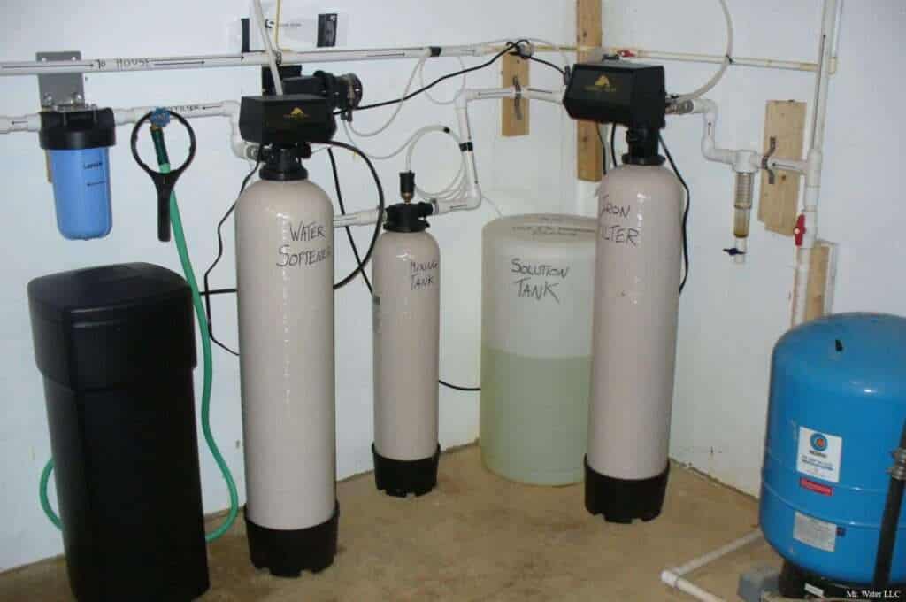 Well water treatment system