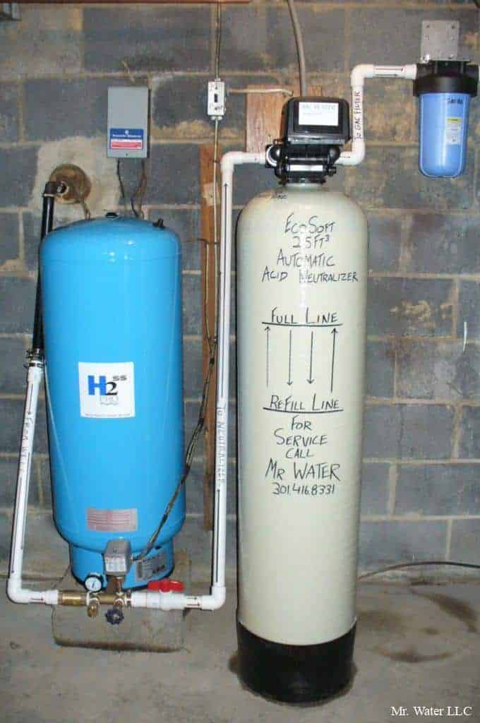 3.0 cubic foot Acid Neutralizer installed by Mr. Water LLC