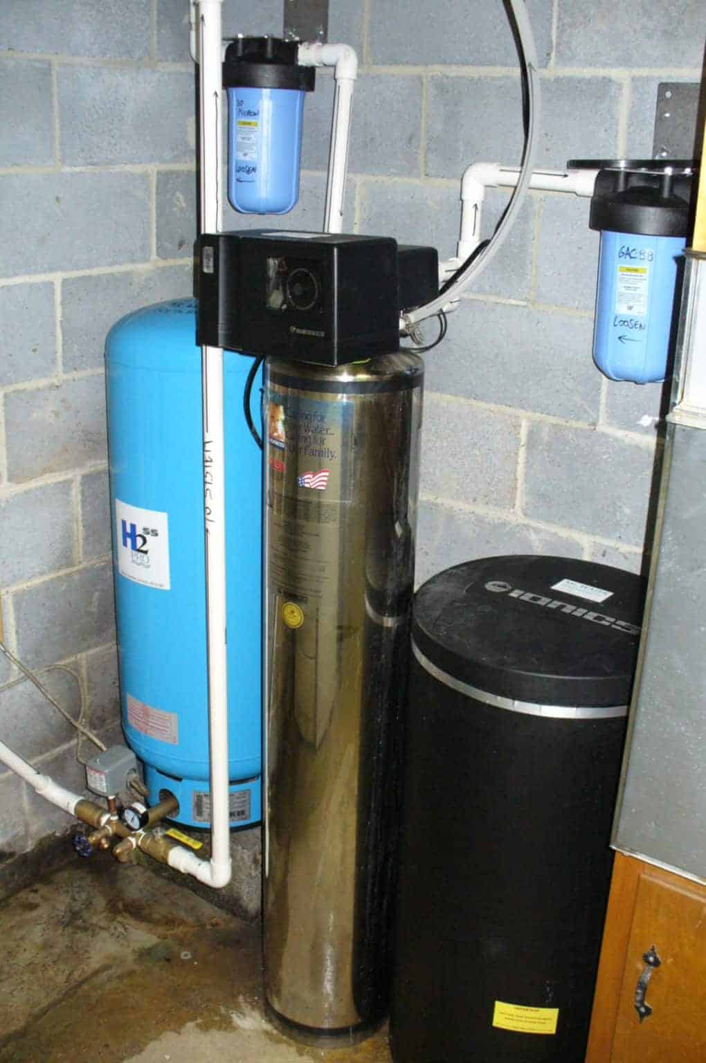 Ionics water treatment system