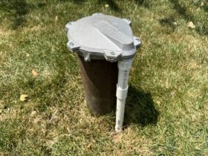 Bug proof sanitary seal well cap installed by Mr. Water LLC