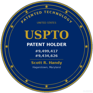 Scott R. Handy Patent Badge
